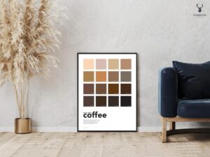 Coffee Colors Poster All You Need is Coffee - Light Edition - Image 6