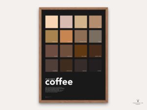 Coffee Colors Poster All You Need is Coffee - Dark Edition