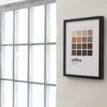 This printable coffee tone guide is perfect for cafes, baristas, or kitchen interiors aiming for a stylish and caffeinated atmosphere.