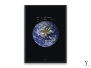 Earth Planet Poster Solar System