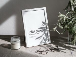 Toilet Paper Definition Bathroom Wall Decor - 2 Colors Edition - Image 3