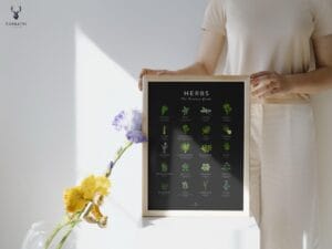 Herbs Guide Kitchen Decor - Dark Edition - Image 4