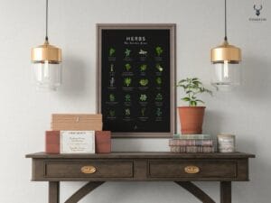 Herbs Guide Kitchen Decor - Dark Edition - Image 3