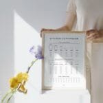 Kitchen measurement conversion chart with liquid, dry, and temperature conversions for cooking and baking.