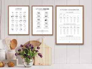 Kitchen Conversion & Oven Temperature Cheat Sheet - Light Edition - Image 5