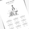 Wine & Food Pairing Guide Poster - Light Edition - Image 2