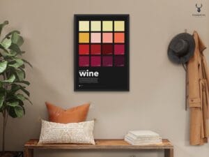 Wine Colors Poster All You Need is Wine - Dark Edition - Image 4