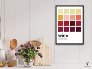 Wine Colors Poster All You Need is Wine - Light Edition - Image 6