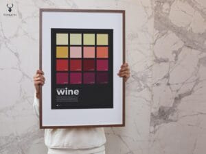 Wine Colors Poster All You Need is Wine - Dark Edition - Image 8