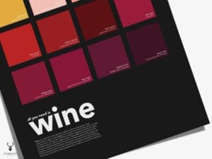 Wine Colors Poster All You Need is Wine - Dark Edition - Image 6