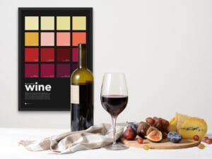 Wine Colors Poster All You Need is Wine - Dark Edition - Image 5