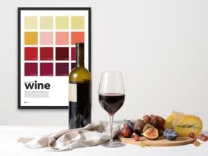 Wine Colors Poster All You Need is Wine - Light Edition - Image 8