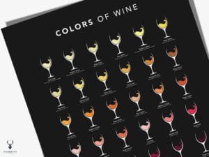 Colors of Wine & Glass Poster - Dark Edition - Image 2