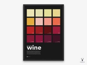 Wine Colors Poster All You Need is Wine - Dark Edition