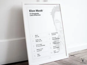 Elon Musk's 10 Unbreakable Law Poster - Image 5