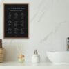 How to Wash Your Hands Bathroom Decor - Dark Edition - Image 6