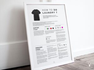 How to do Laundry Stain Removal Poster - Light Edition - Image 2