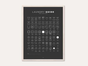 Laundry Room Sign Guide 2 - Dark Edition