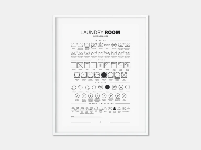Laundry Room Sign Guide - Light Edition