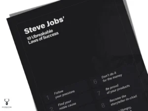 Steve Jobs 10 Rule of Success Poster - Dark Edition - Image 5