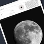 Lunar Phases Poster with educational moon cycle diagram, astronomy learning wall art, and NASA Moon chart print for classrooms and kids