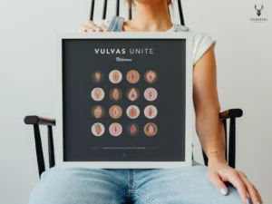 Vulvas Unite Funny Bathroom Decor - Dark Edition - Image 7