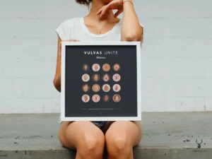 Vulvas Unite Funny Bathroom Decor - Dark Edition - Image 6