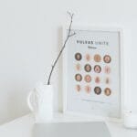 Gender equality wall decor highlighting female body diversity with colorful vulva art.