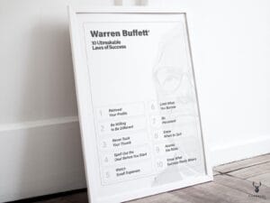 Warren Buffet's 10 Unbreakable Law Poster - Image 5