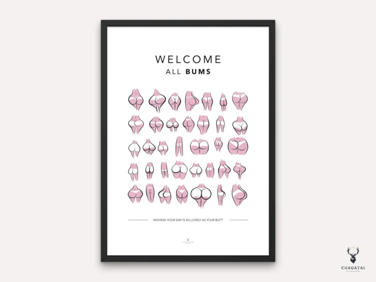 Welcome All Bums Decor