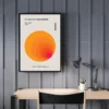 Bauhaus Wall Decor - A Leader in Menswear Orange II