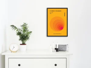 Bauhaus Wall Decor - A Leader in Menswear Orange - Image 4