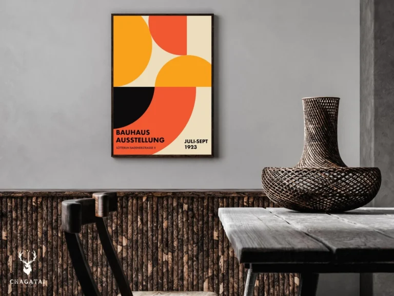 Bauhaus Wall Decor - Ausstellung 1923