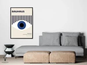 Bauhaus Wall Decor - Exhibition Blue Eye - Image 2