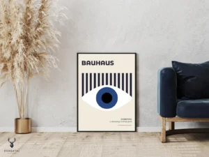 Bauhaus Wall Decor - Exhibition Blue Eye