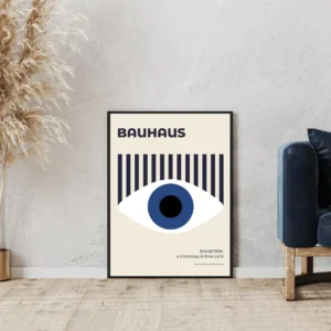 Bauhaus Wall Decor - Exhibition Blue Eye