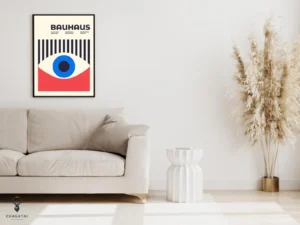 Bauhaus Wall Decor - Exhibition Red Eye - Image 3