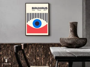 Bauhaus Wall Decor - Exhibition Red Eye