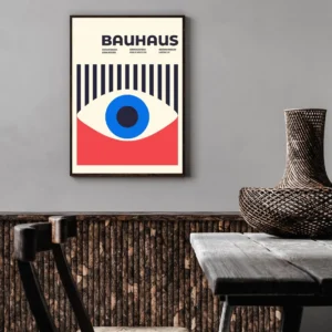Bauhaus Wall Decor - Exhibition Red Eye