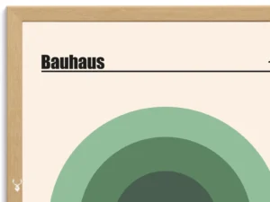 Bauhaus Wall Decor - Green Circle 1923 - Image 2