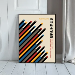 Bauhaus Wall Decor - Russtellung Lines