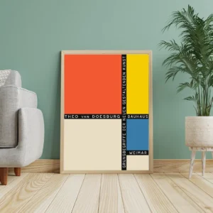 Bauhaus Wall Decor - with Van Doesburg