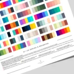 Brand Color Palette Poster – Creative Color Harmony Chart for Designers