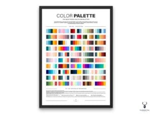 Color Palette Poster for Designer