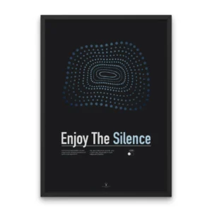 Enjoy The Silence Wall Art Music Lyrics Poster
