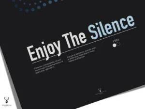 Enjoy The Silence Wall Art Music Lyrics Poster - Image 2