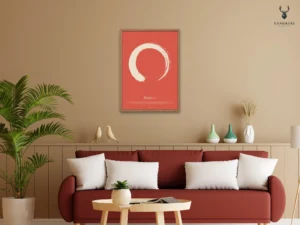 Enso Circle Zen Meditation - Red Edition - Image 4