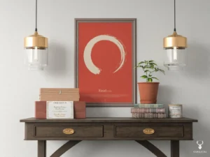 Enso Circle Zen Meditation - Red Edition - Image 3