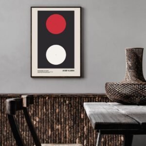 Josef Albers Museum Art Wall Decor - Circle Bohemian