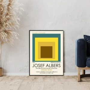 Josef Albers Museum Art Wall Decor - Homage to the Square 3